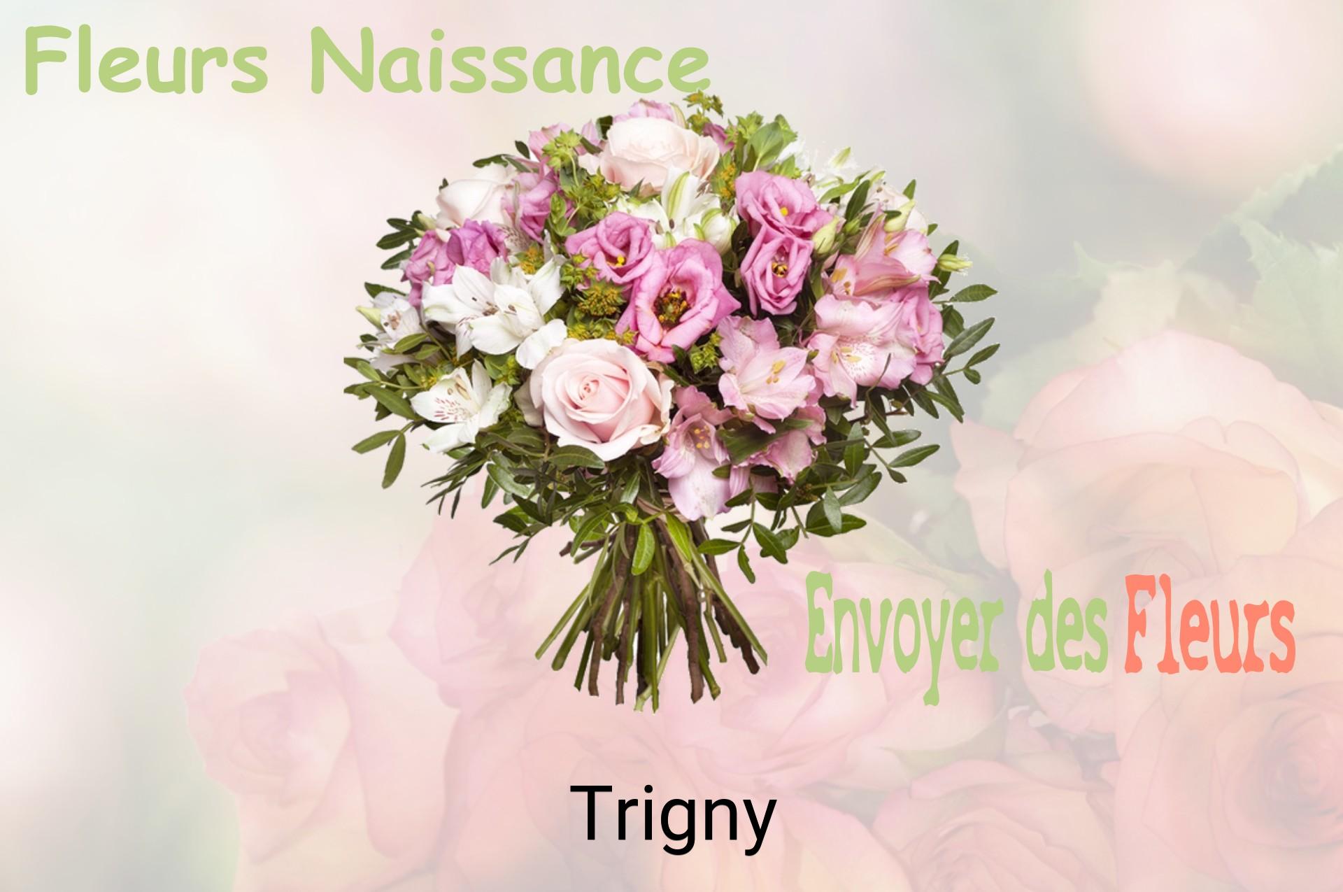 Bouquet de fleurs de naissance livré à Trigny